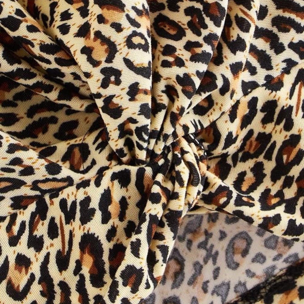 Leopard print crop top - Picture 3 of 3